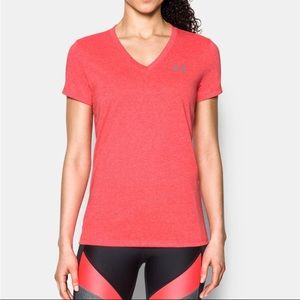 Under Armour Women's Marathon Red Threadborne Twist T-Shirt